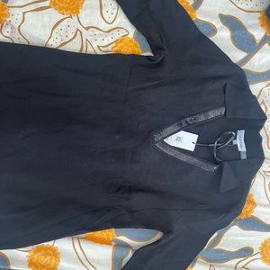 Calvin Klein xs fitted black v neck sweater